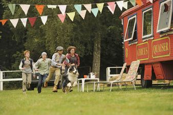 Szenenbild Die f�nf Freunde und Hardy haben die Gangster bis zum Zirkus verfolgt � 2012 Constantin Film Verleih GmbH / Bernd Spauke