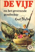 niederl�ndisches Buchcover: "De Vijf en het gestrande goudschip" (A)