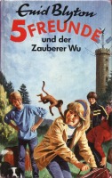 deutsches Buchcover: "F�nf Freunde und der Zauberer Wu" (U)