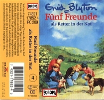 deutsches H�rspielcover: "F�nf Freunde als Retter in der Not" (P)