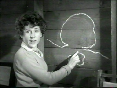 Film-Bildschirmfoto: George skizziert ihre Insel