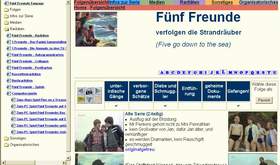 Standbild der Fanpage vom M&auml;rz 2002