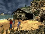 Screenshot (Die F�nf Freunde vor der Fischerh�tte am Strand)