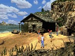 Screenshot (Die F�nf Freunde vor der Fischerh�tte am Strand)